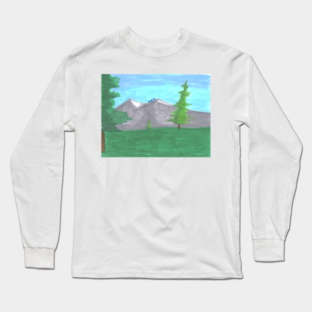 Into The Vast Wilderness Long Sleeve T-Shirt by Absel123